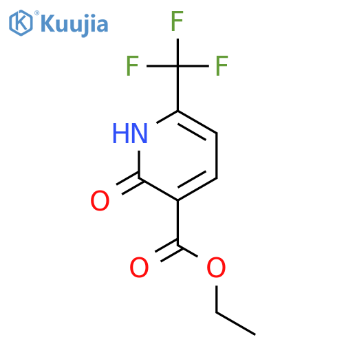 1,2-Dihydro-2-oxo-6-(trifluoromethyl)-3-pyridinecarboxylic Acid Ethyl Ester structure