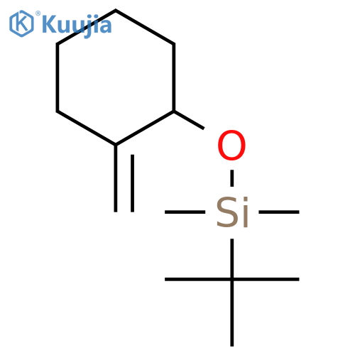 Silane, (1,1-dimethylethyl)dimethyl[(2-methylenecyclohexyl)oxy]-, (±)- structure