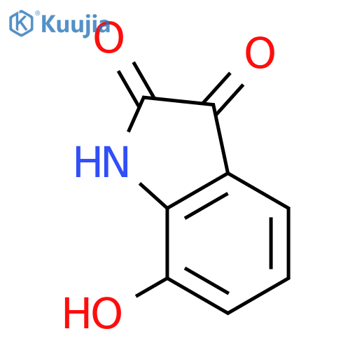 1H-Indole-2,3-dione,7-hydroxy- structure