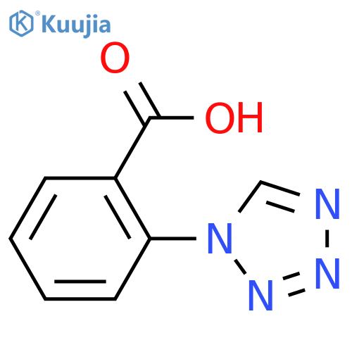 2-(1H-1,2,3,4-tetrazol-1-yl)benzoic acid structure