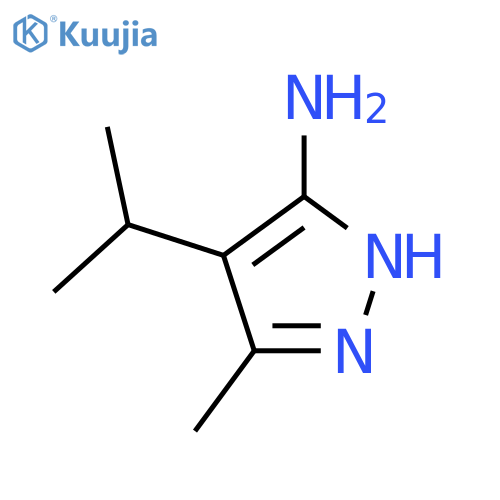 3-methyl-4-(propan-2-yl)-1H-pyrazol-5-amine structure