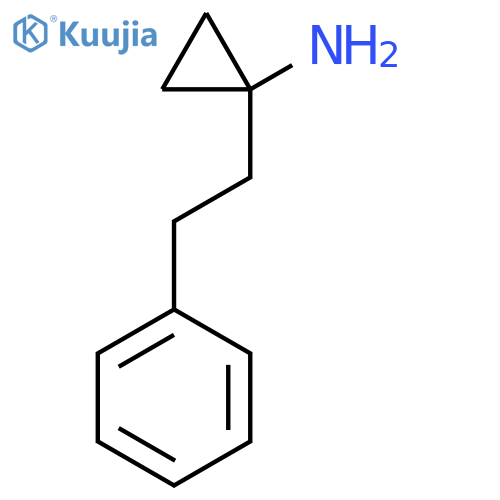 1-(2-Phenylethyl)cyclopropan-1-amine structure