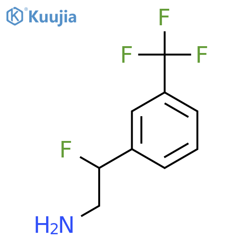 2-fluoro-2-[3-(trifluoromethyl)phenyl]ethan-1-amine structure