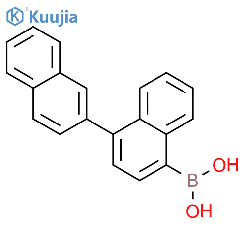 [1,2'-Binaphthalen]-4-ylboronic acid structure