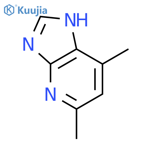 3H-Imidazo[4,5-b]pyridine,5,7-dimethyl- structure