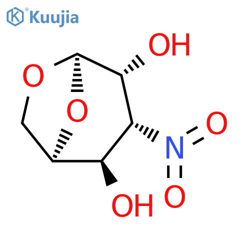 b-D-Gulopyranose,1,6-anhydro-3-deoxy-3-nitro- structure