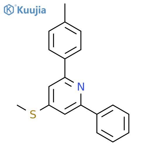 2-(4-methylphenyl)-4-(methylsulfanyl)-6-phenylpyridine structure