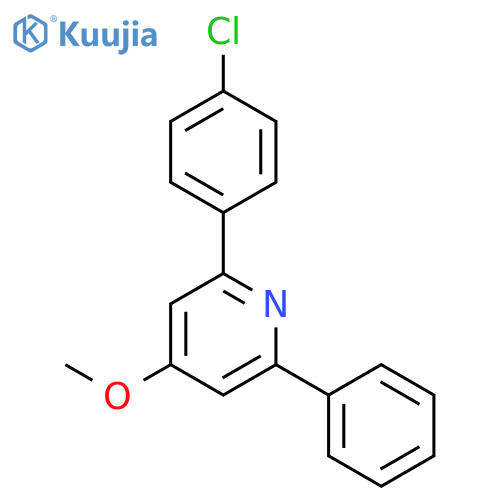 Pyridine, 2-(4-chlorophenyl)-4-methoxy-6-phenyl- structure