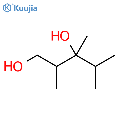 2,3,4-trimethylpentane-1,3-diol structure