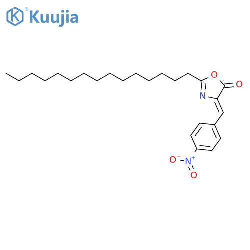 5(4H)-Oxazolone, 4-[(4-nitrophenyl)methylene]-2-pentadecyl- structure