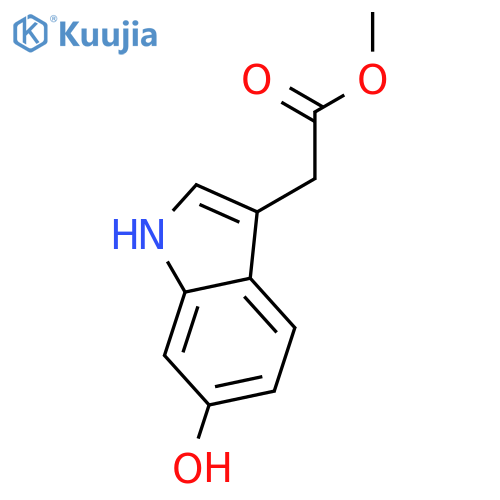 6-hydroxy-1H-Indole-3-acetic acid methyl ester structure