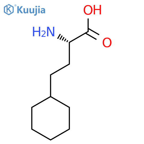 (2S)-2-amino-4-cyclohexylbutanoic acid structure