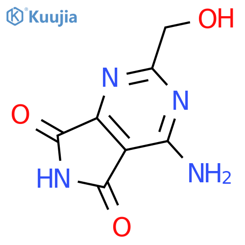 4-amino-2-(hydroxymethyl)-5H-Pyrrolo[3,4-d]pyrimidine-5,7(6H)-dione structure