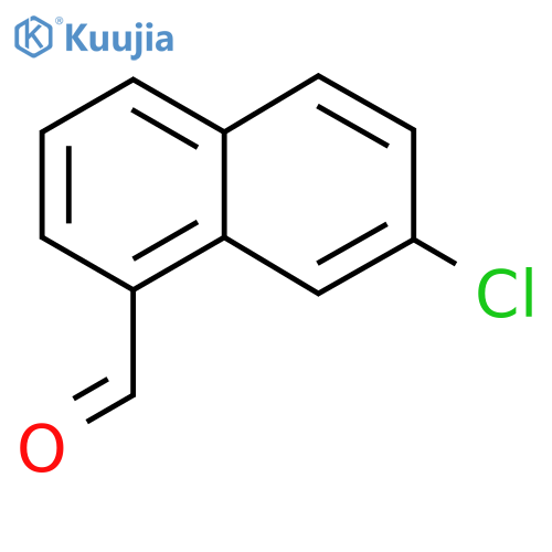7-chloronaphthalene-1-carbaldehyde structure