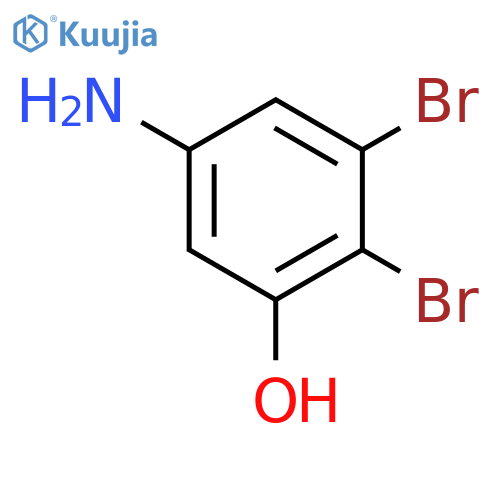 5-Amino-2,3-dibromophenol structure