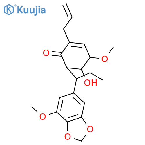 5,8'-Cyclo-4,5-dihydro-3',4,4',5,5'-pentahydroxy-3,7'-lign-8-en-2(3H)-one; (3S,4R,5R,7'R,8'R)-form, 3',4'-Methylene, 5,5'-di-Me ether structure