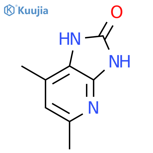 1,3-dihydro-5,7-dimethyl-2H-Imidazo[4,5-b]pyridin-2-one structure