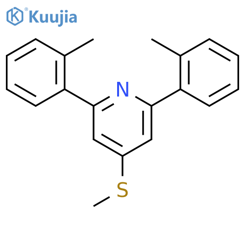 Pyridine,2,6-bis(2-methylphenyl)-4-(methylthio)- structure
