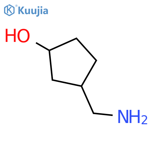 3-(Aminomethyl)cyclopentan-1-ol structure