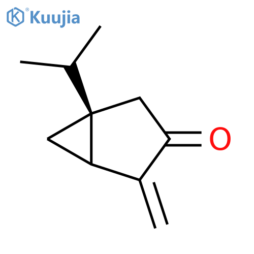 Bicyclo[3.1.0]hexan-3-one,4-methylene-1-(1-methylethyl)-, (1R)- (9CI) structure