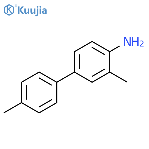 [1,1'-Biphenyl]-4-amine, 3,4'-dimethyl- structure