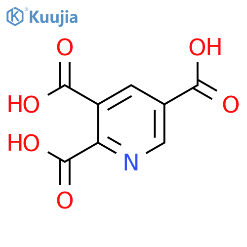 pyridine-2,3,5-tricarboxylic acid structure