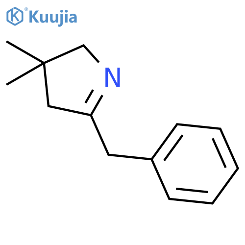 5-Benzyl-3,4-dihydro-3,3-dimethyl-2H-pyrrole structure