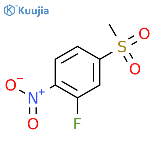 2-Fluoro-4-(methylsulfonyl)nitrobenzene structure