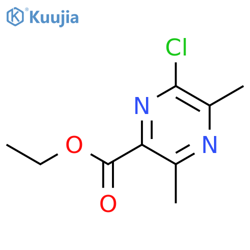 Ethyl 6-chloro-3,5-dimethylpyrazine-2-carboxylate structure