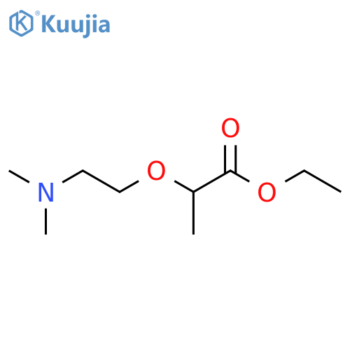 Propanoic acid, 2-[2-(dimethylamino)ethoxy]-, ethyl ester structure