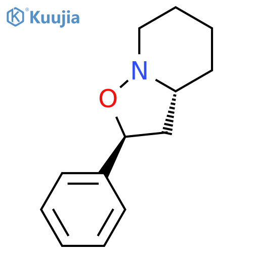 2H-ISOXAZOLO[2,3-A]PYRIDINE, HEXAHYDRO-2-PHENYL-, CIS- structure