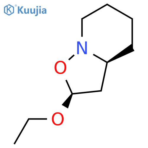 2H-Isoxazolo[2,3-a]pyridine, 2-ethoxyhexahydro-, trans- structure