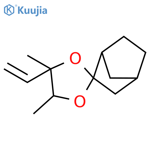Spiro[bicyclo[2.2.1]heptane-2,2'-[1,3]dioxolane], ethenyl-4',5'-dimethyl- structure