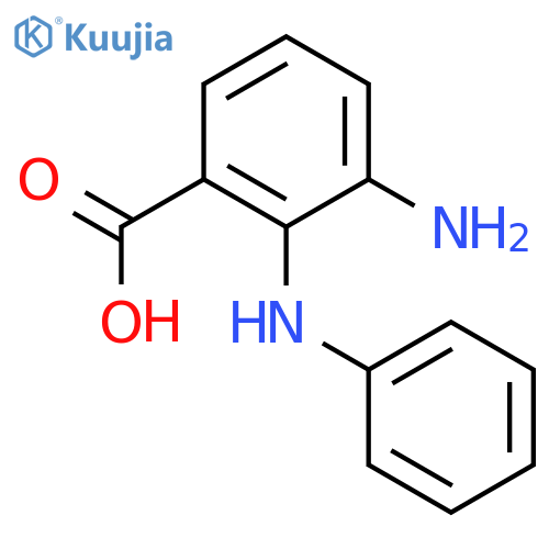 3-Amino-2-(phenylamino)benzoic Acid structure