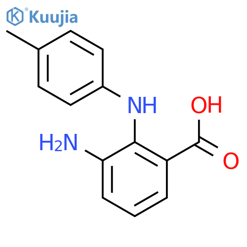 3-Amino-2-(4-methylphenylamino)benzoic Acid structure