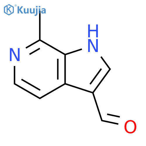 7-Methyl-6-azaindole-3-carbaldehyde structure