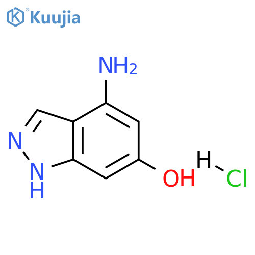 4-AMino-6-hydroxy (1H)indazole hydrochloride structure
