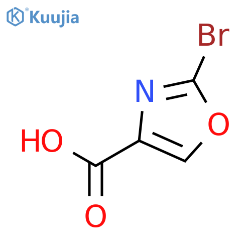 2-bromo-1,3-oxazole-4-carboxylic acid structure
