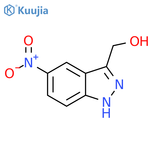 (5-Nitro-1H-indazol-3-yl)methanol structure