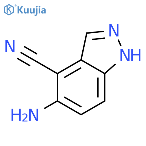 5-Amino-4-cyano 1H-Indazole structure