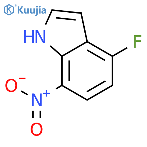 4-Fluoro-7-nitro-1H-indole structure