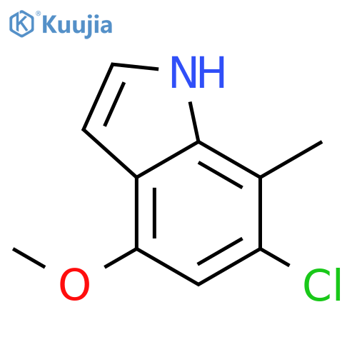 6-Chloro-4-methoxy-7-methylindole structure