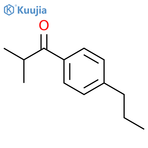 2-Methyl-1-(4-propylphenyl)propan-1-one structure