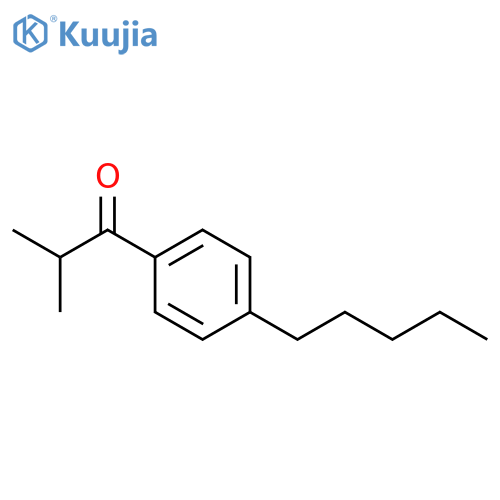 2-Methyl-1-(4-pentylphenyl)propan-1-one structure
