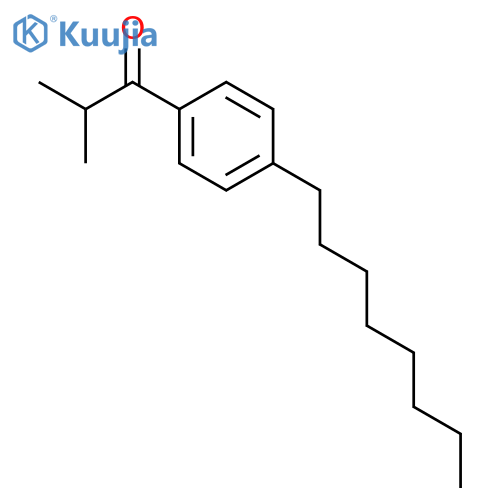 1-Propanone, 2-methyl-1-(4-octylphenyl)- structure