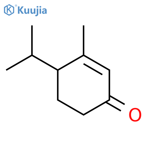 2-Cyclohexen-1-one,3-methyl-4-(1-methylethyl)-, (4R)- structure