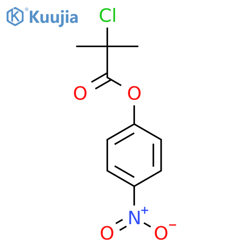 PROPANOIC ACID, 2-CHLORO-2-METHYL-, 4-NITROPHENYL ESTER structure