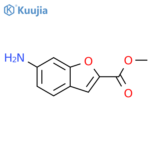 methyl 6-aminobenzofuran-2-carboxylate structure