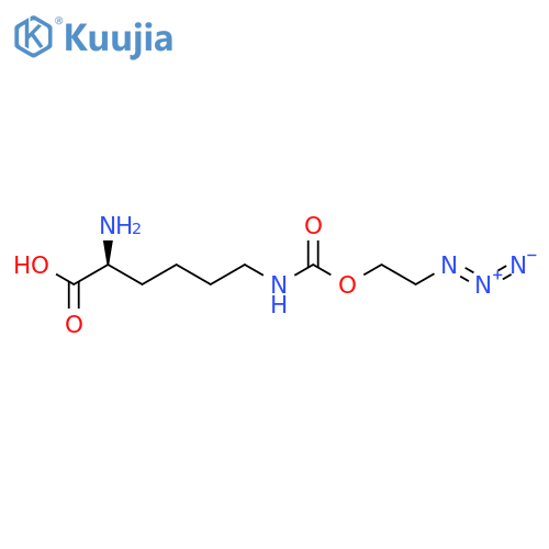 Nε-2-Azidoethyloxycarbonyl-L-lysine structure