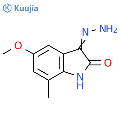 5-Methoxy-7-methyl-3-hydrozinyl-2-oxindole structure